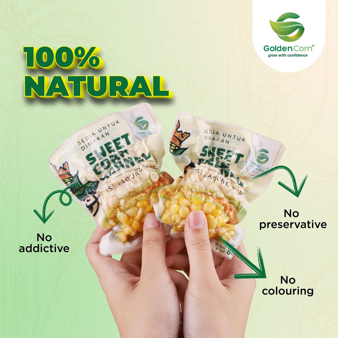 Golden Corn Ready to Eat Sweet Corn  (15 x80g)